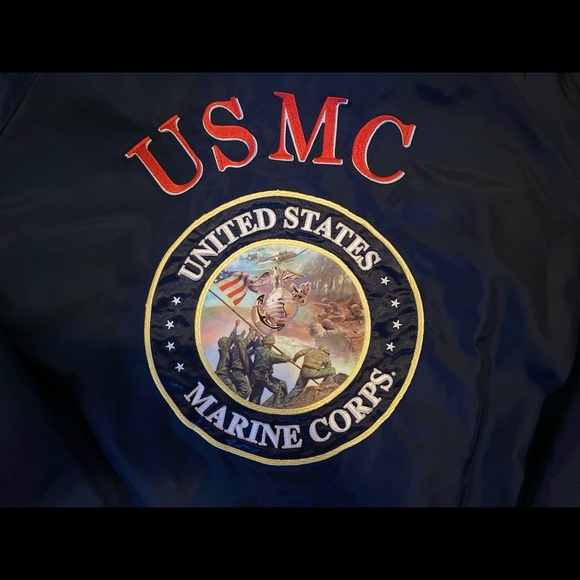 USMC - REVERSIBLE JACKET! INCREDIBLE! - Picture 4 of 10